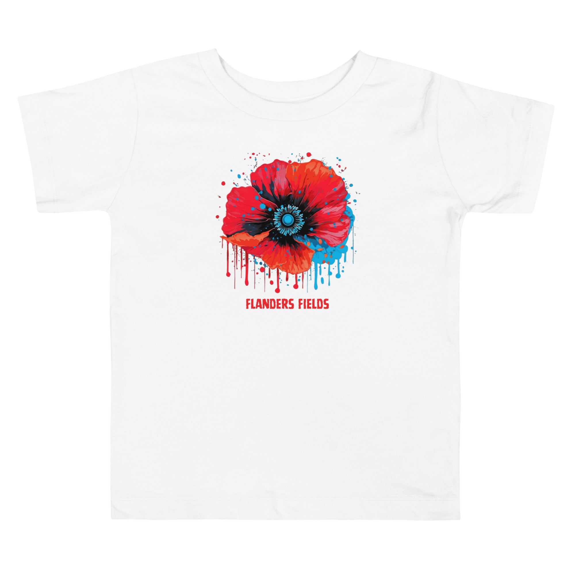 Toddler Short Sleeve Tee - Retro Poppy