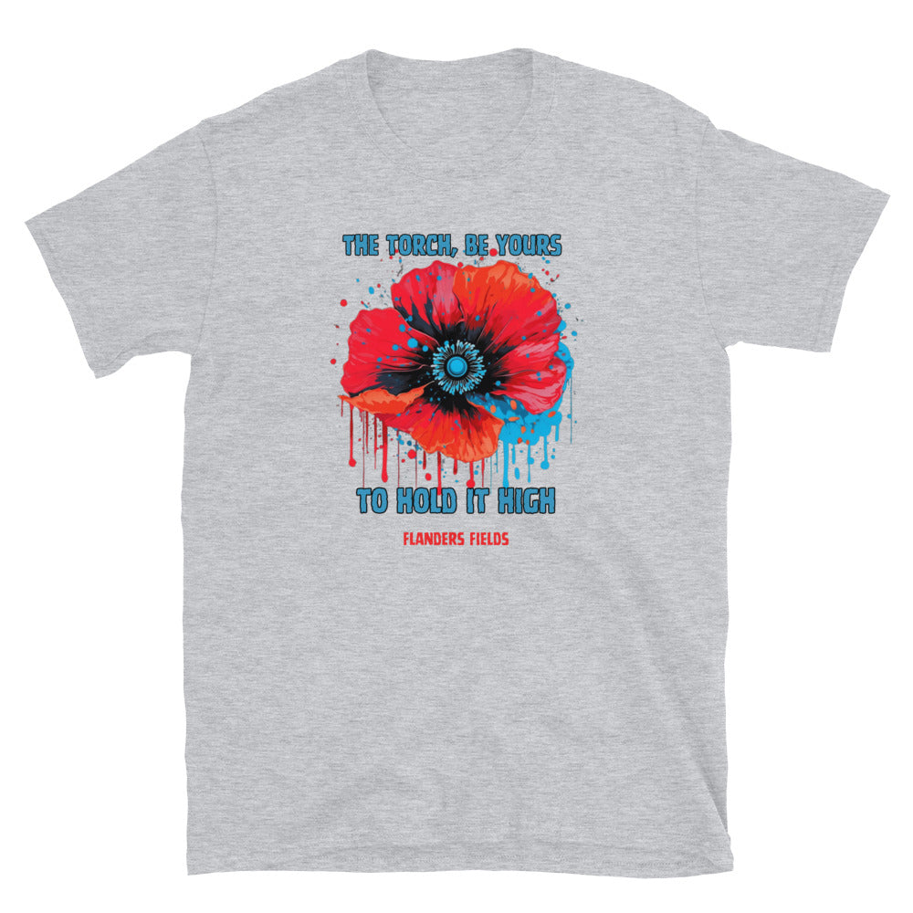 Short-Sleeve Unisex T-Shirt - Retro Poppy