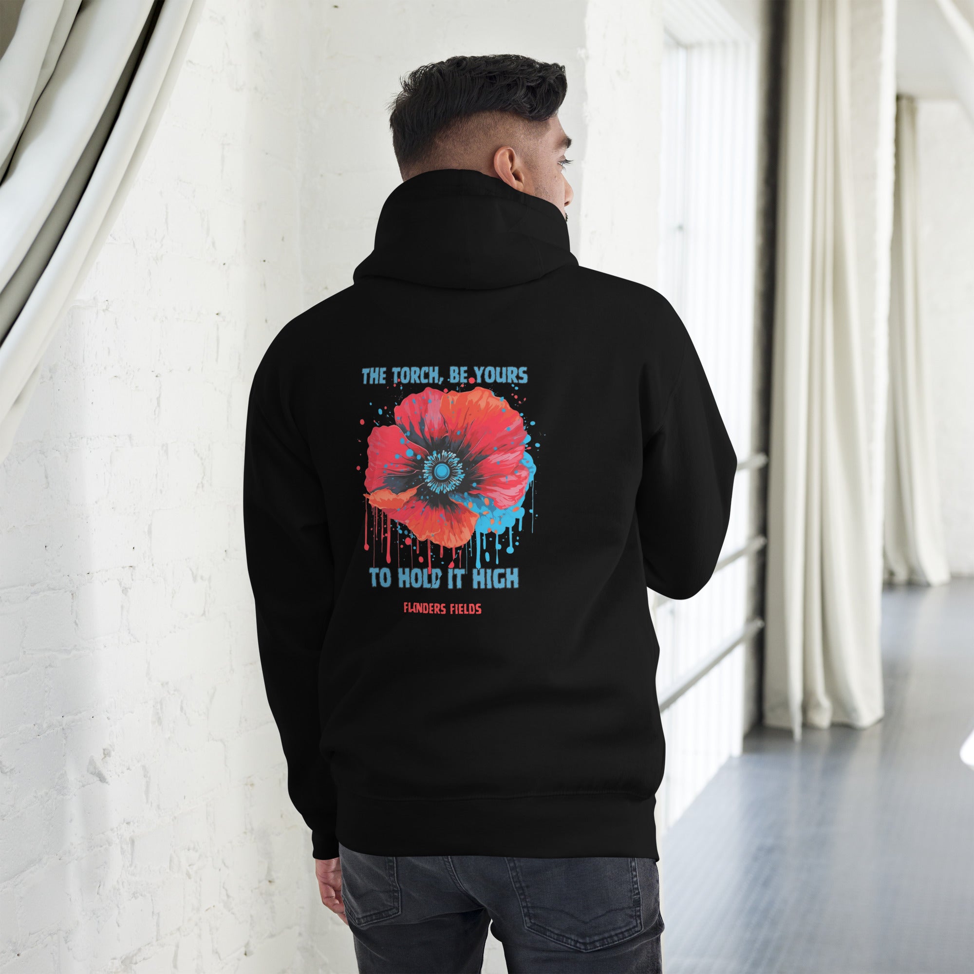 Unisex Hoodie - Retro Poppy