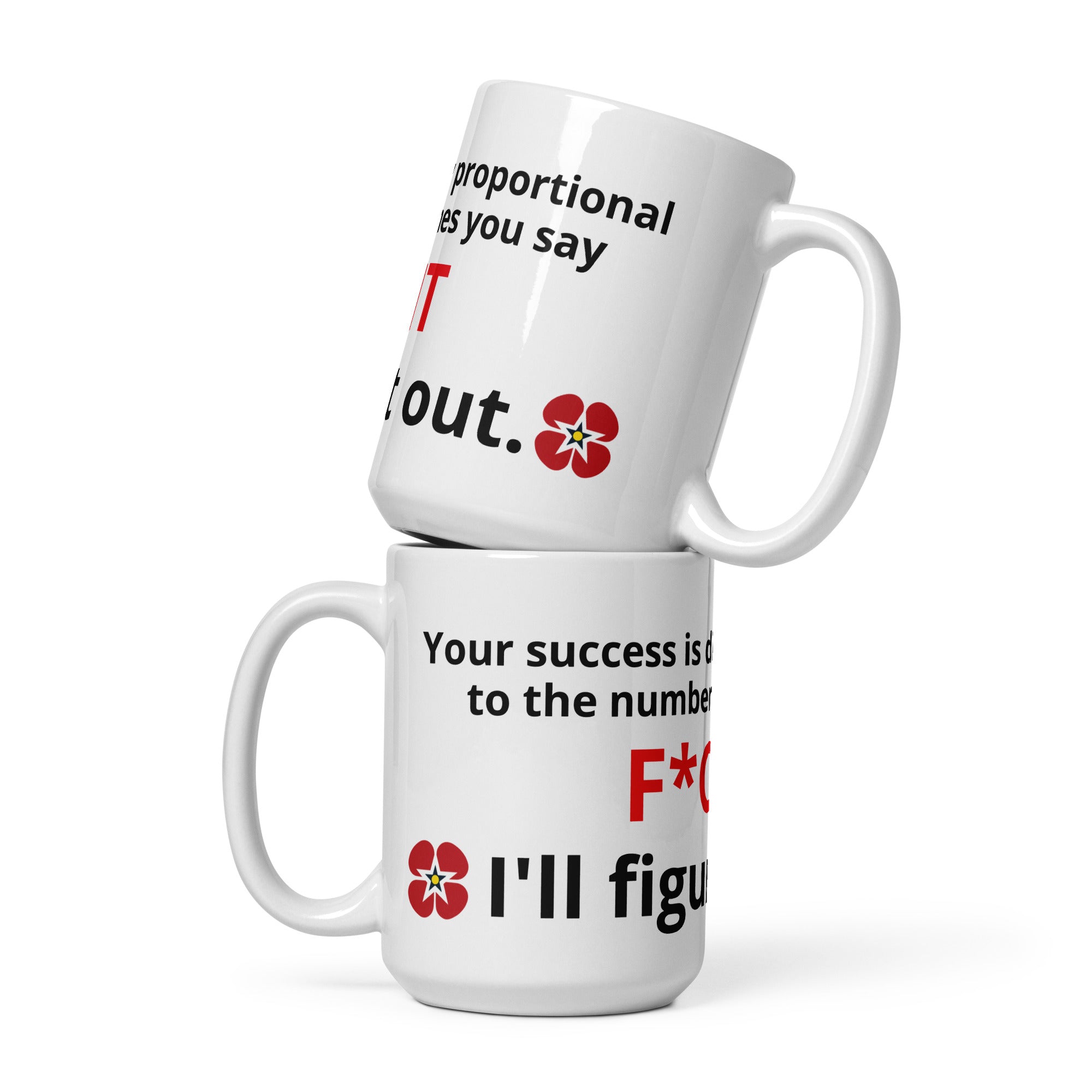 White glossy mug - F*ck it, I'll figure it out