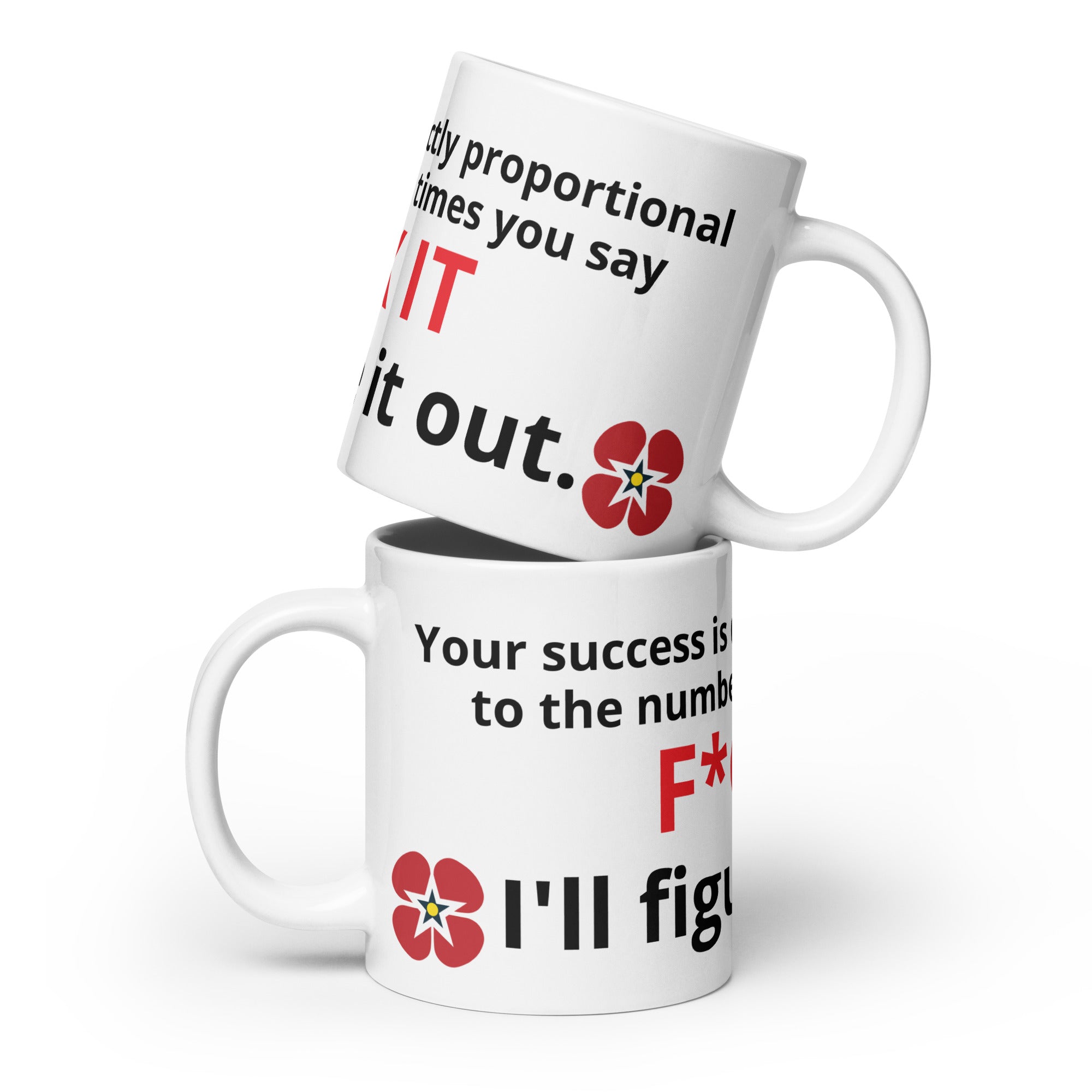 White glossy mug - F*ck it, I'll figure it out