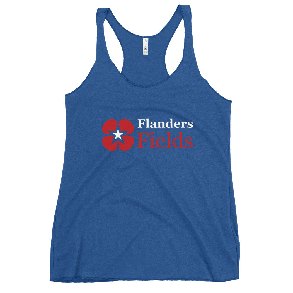 Women's Racerback Tank - Flanders Fields logo