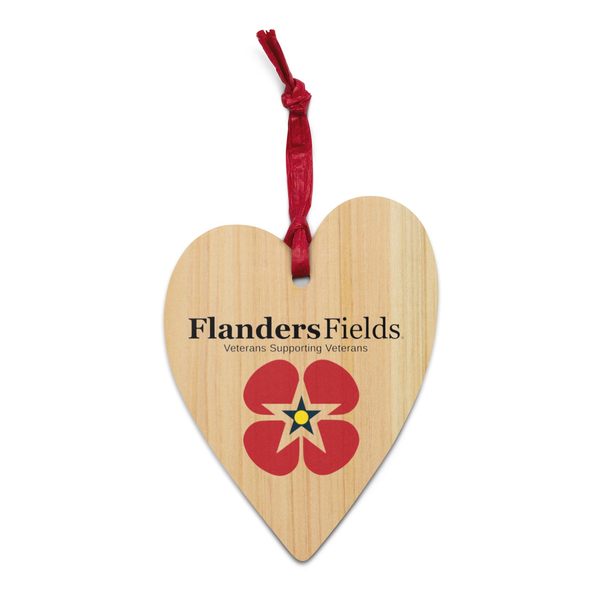 Wooden ornaments - Flanders Fields Logo