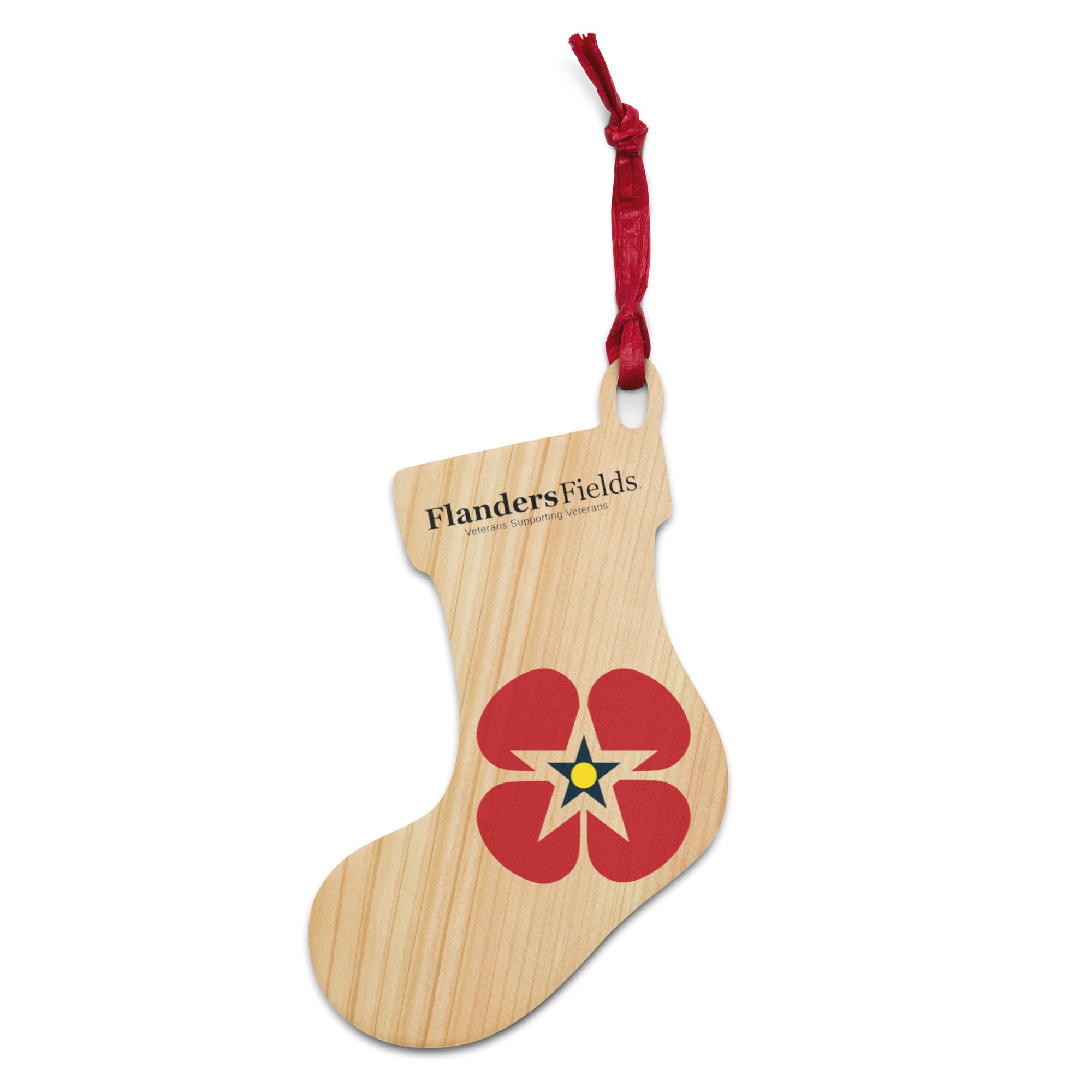 Wooden ornaments - Flanders Fields Logo