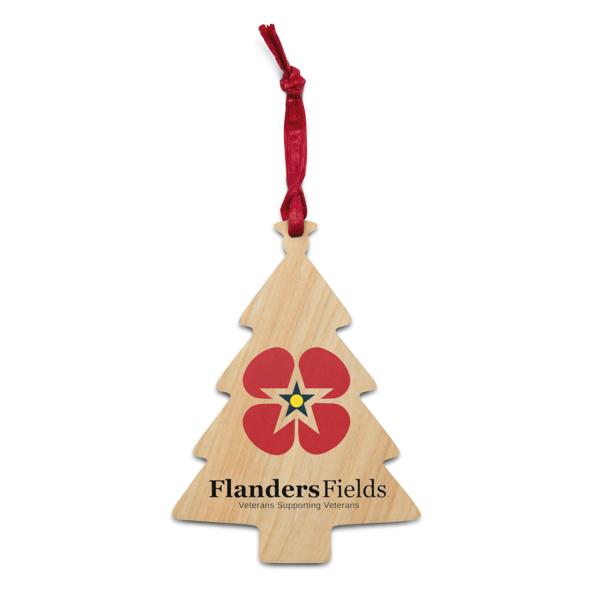 Wooden ornaments - Flanders Fields Logo