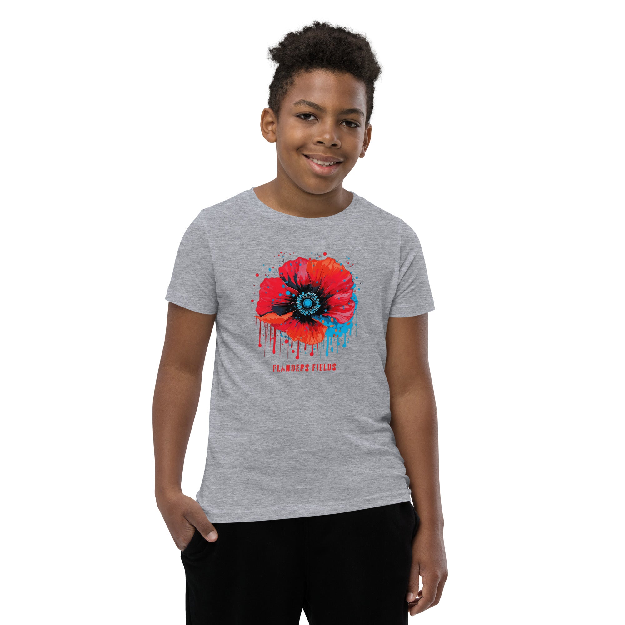Youth Short Sleeve T-Shirt - Retro Poppy