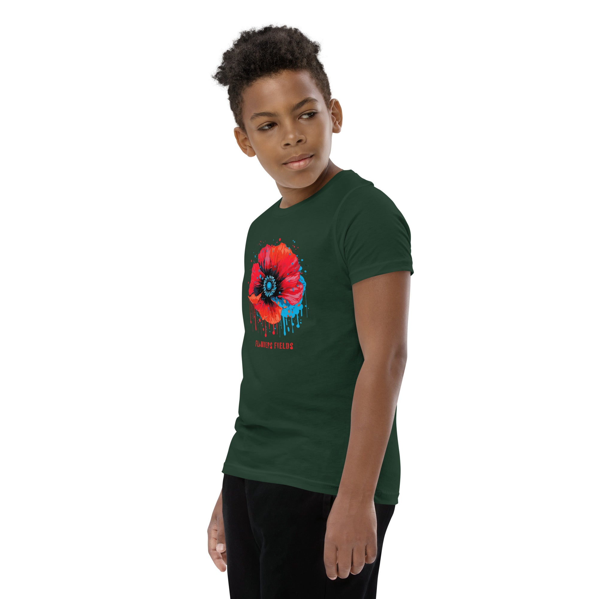 Youth Short Sleeve T-Shirt - Retro Poppy