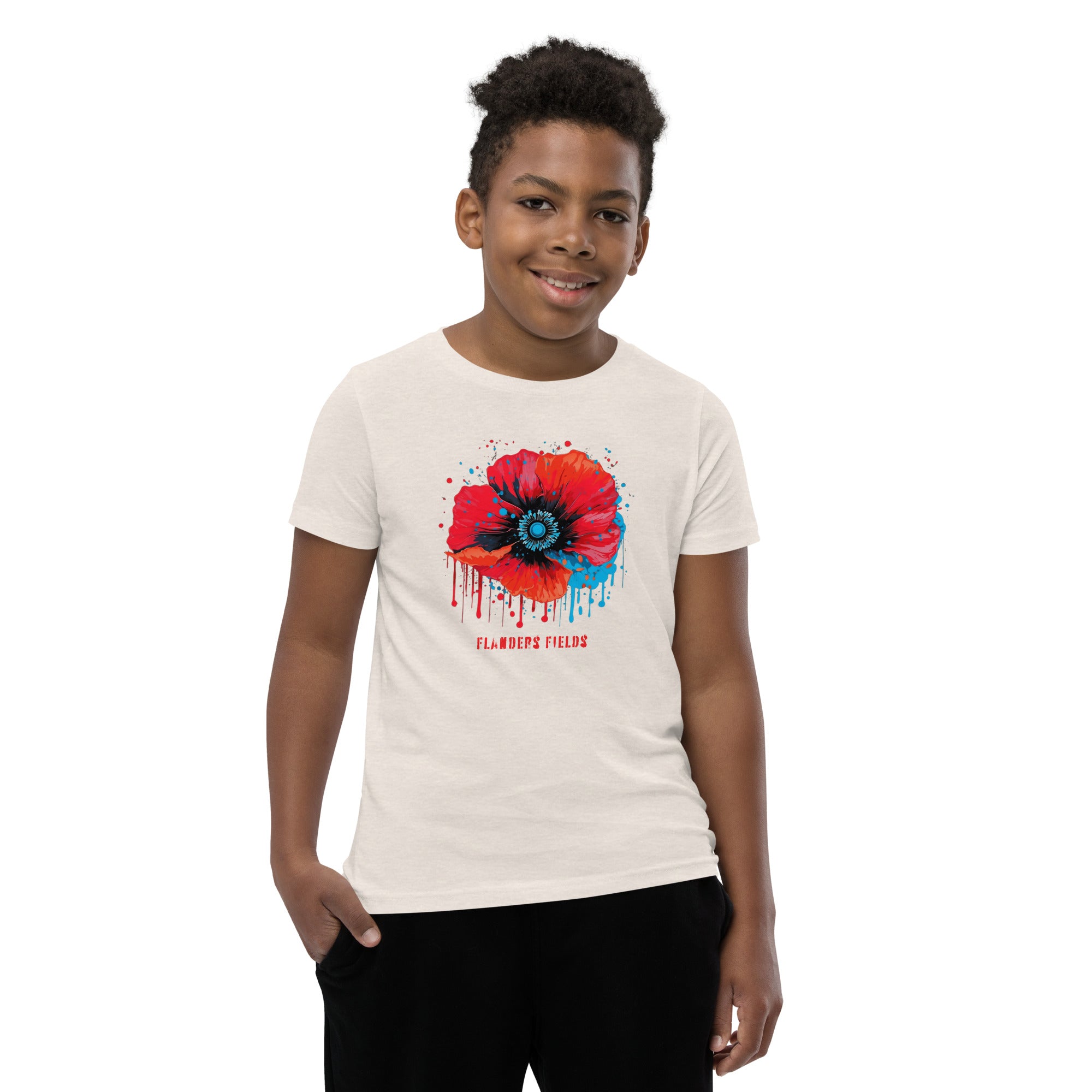 Youth Short Sleeve T-Shirt - Retro Poppy