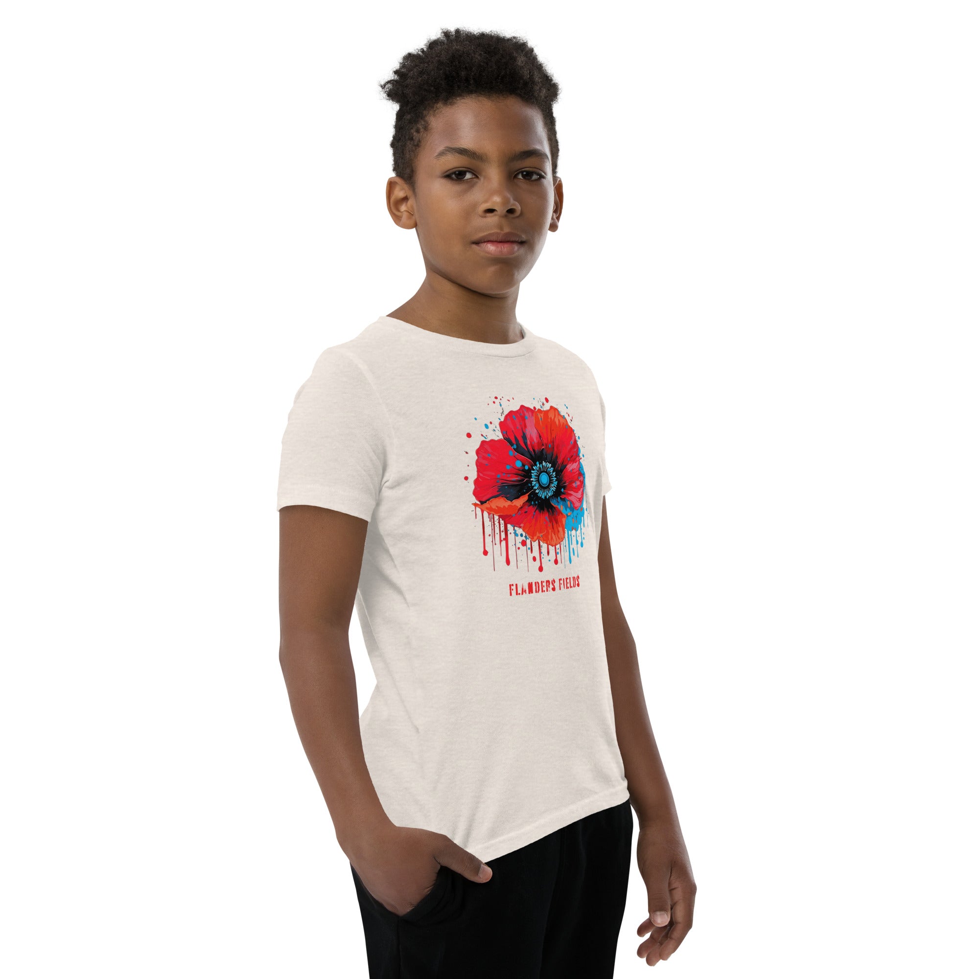 Youth Short Sleeve T-Shirt - Retro Poppy