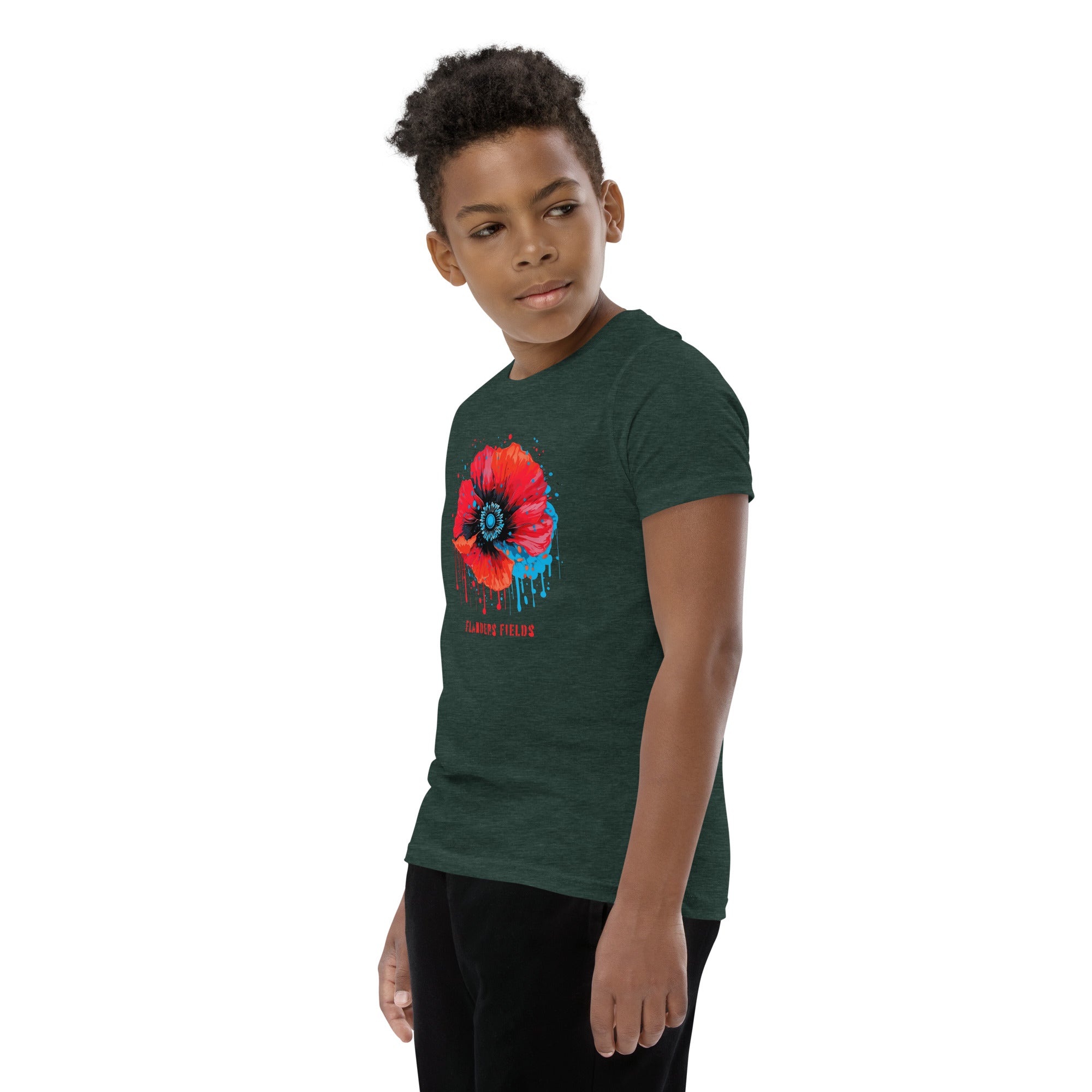 Youth Short Sleeve T-Shirt - Retro Poppy