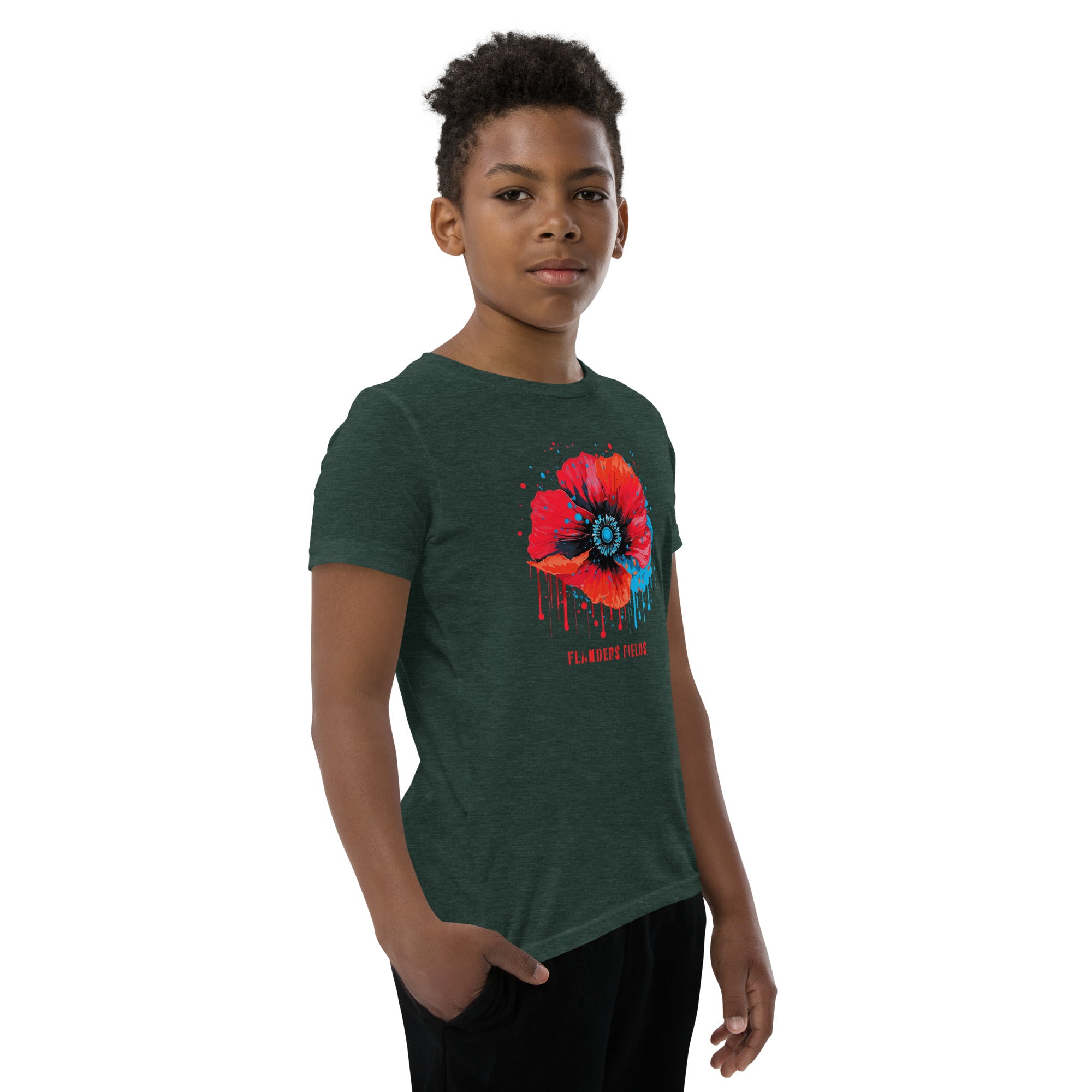 Youth Short Sleeve T-Shirt - Retro Poppy