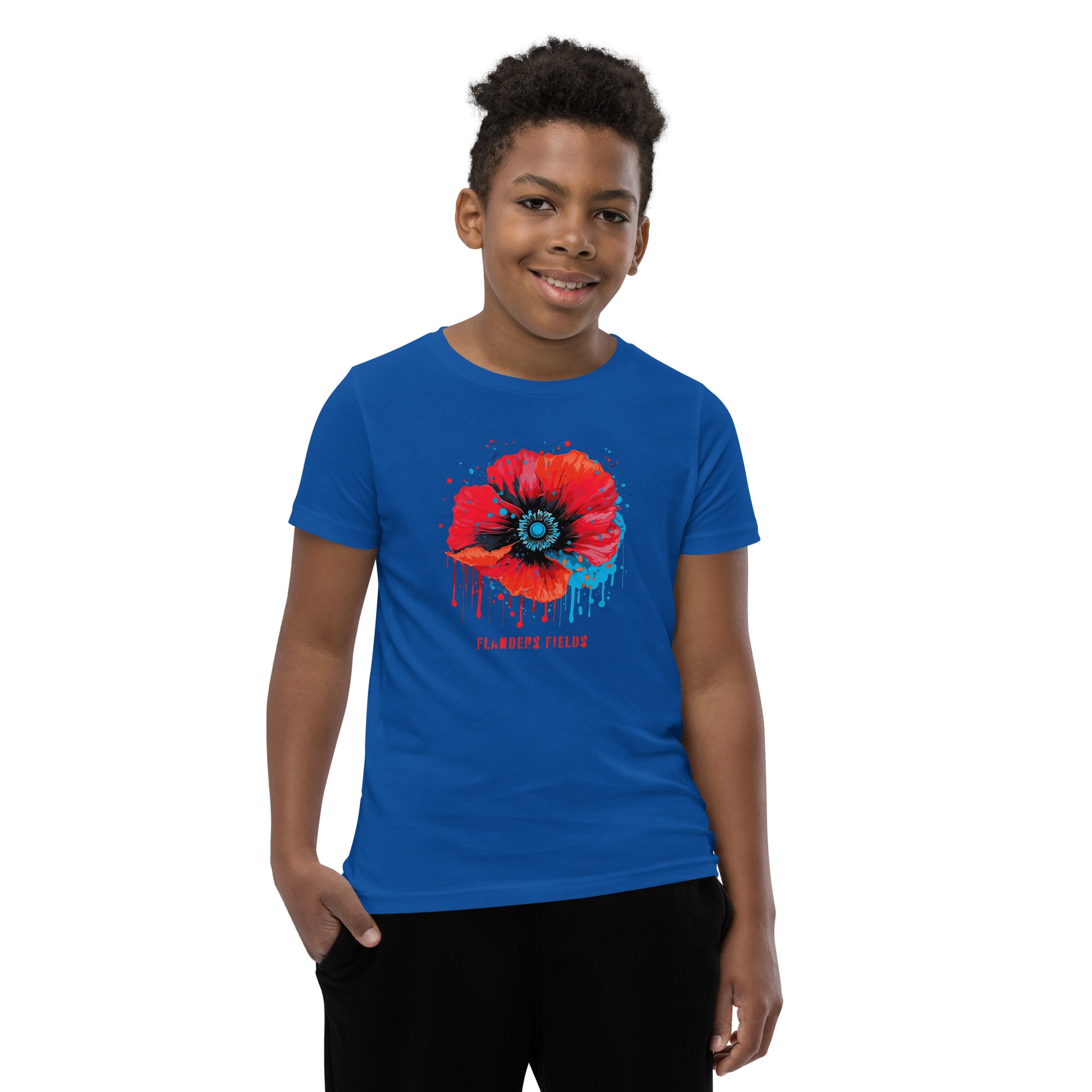 Youth Short Sleeve T-Shirt - Retro Poppy