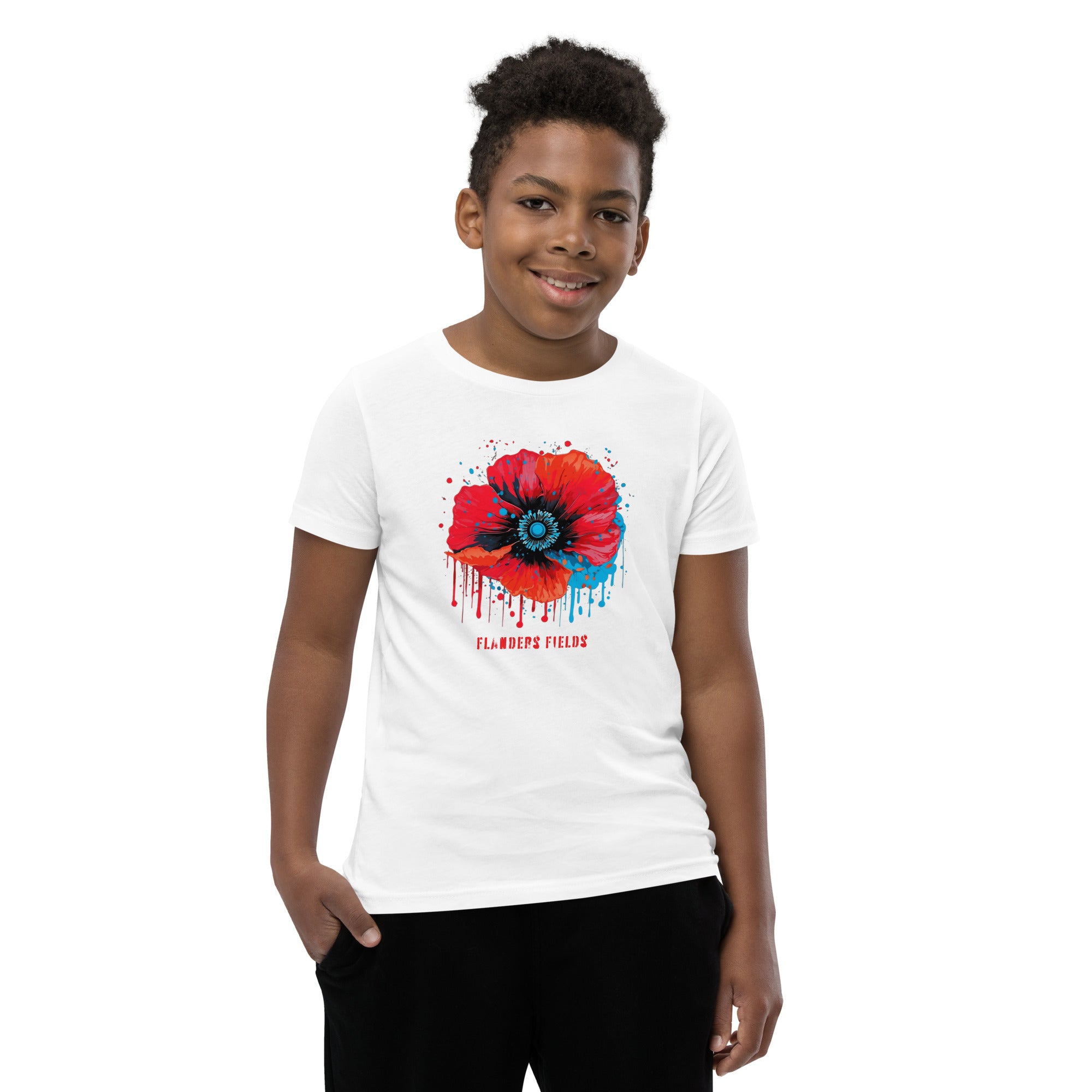 Youth Short Sleeve T-Shirt - Retro Poppy