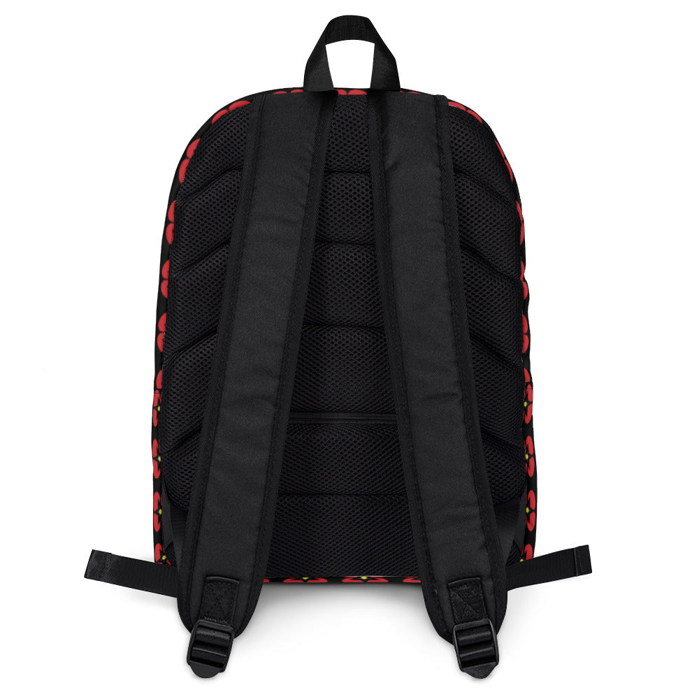 Poppy Print Backpack