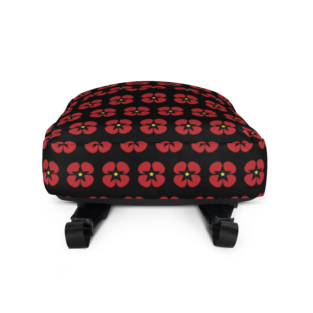 Poppy Print Backpack