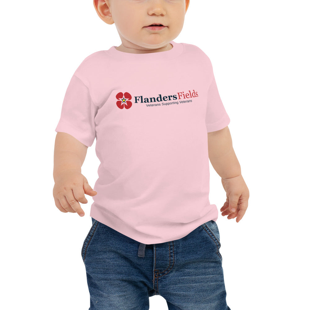 Baby Poppy Jersey Short Sleeve Tee - Flanders logo