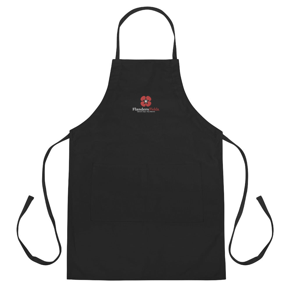 Flanders Fields Embroidered Apron