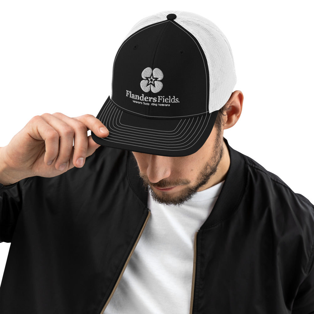 Trucker Cap White Poppy