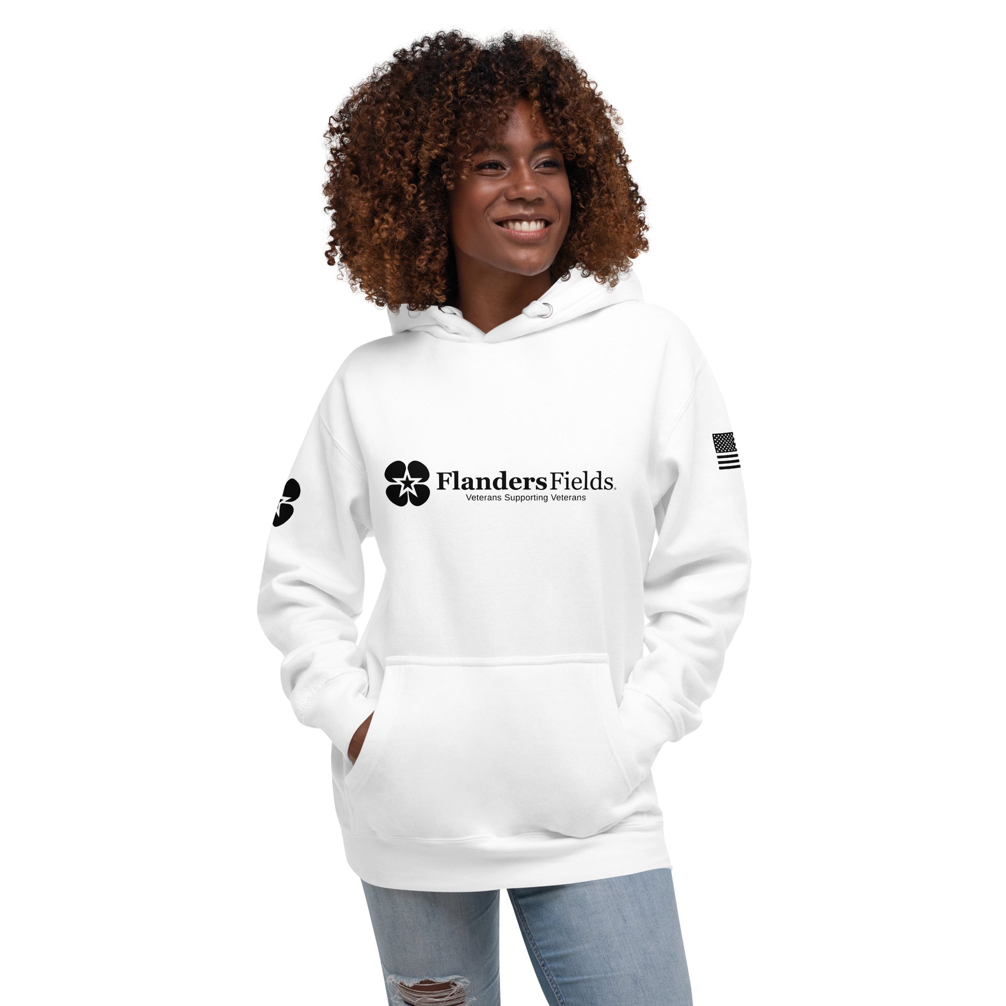 Black and White Unisex Hoodie