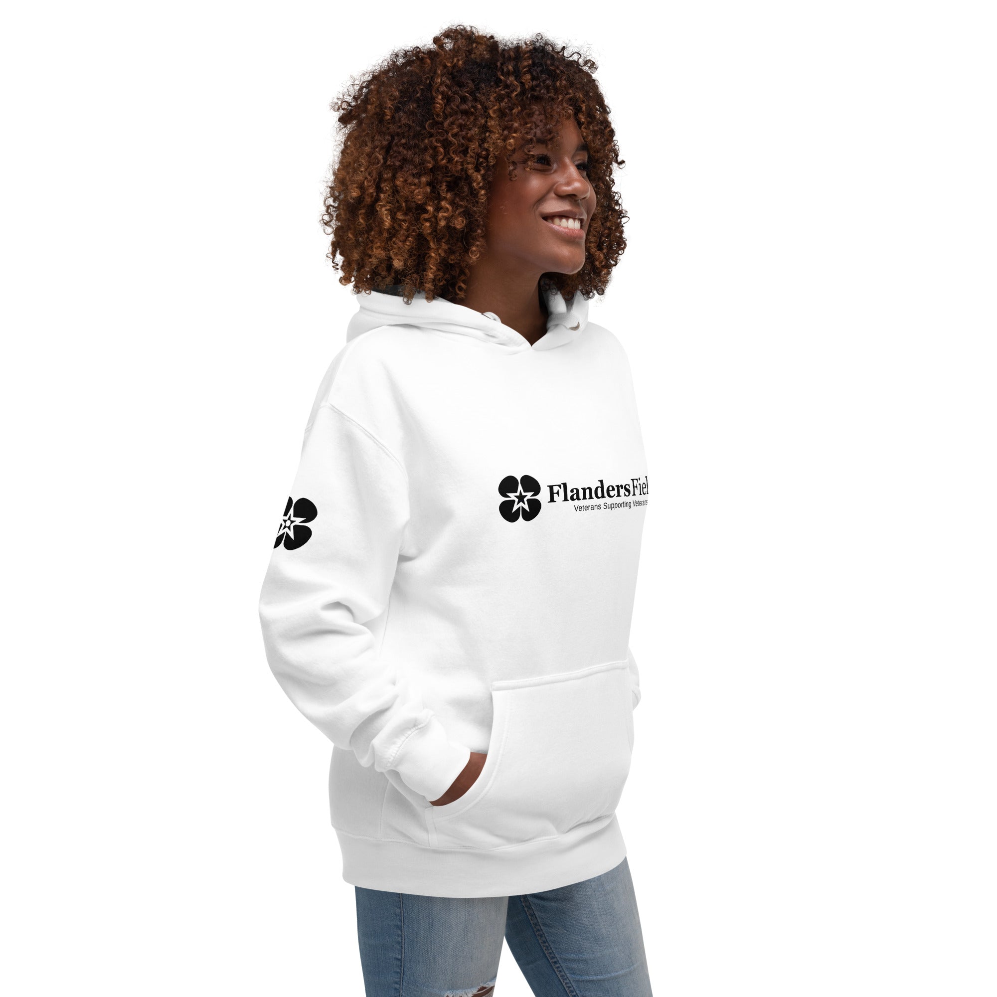 Black and White Unisex Hoodie