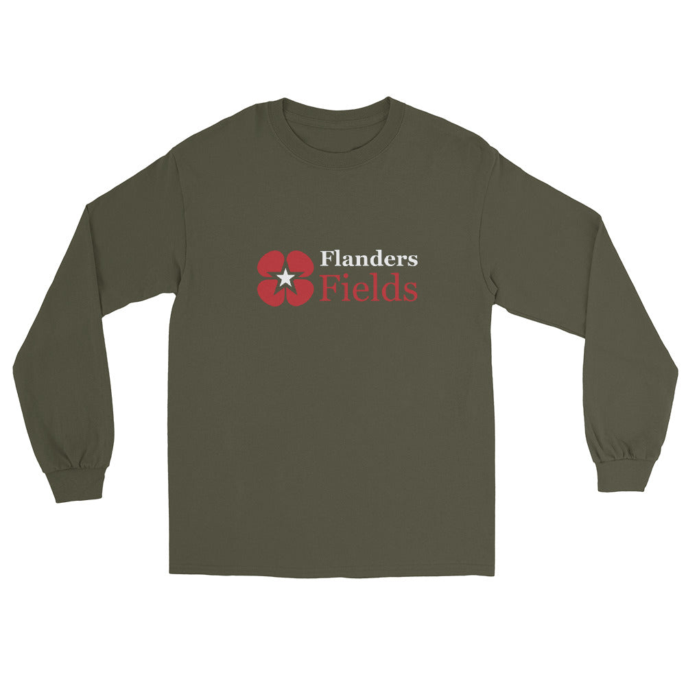 Men’s Long Sleeve Shirt - Flanders logo