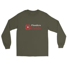 Load image into Gallery viewer, Men’s Long Sleeve Shirt - Flanders logo
