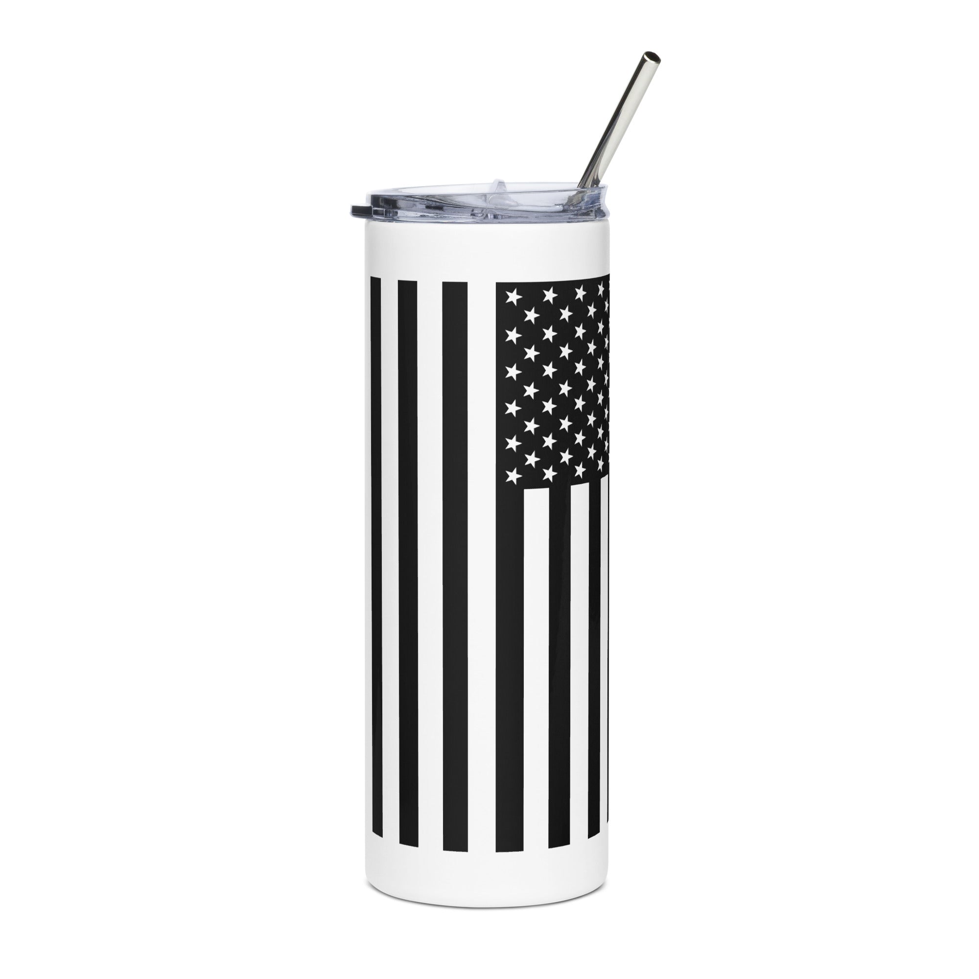 Stainless steel tumbler - American flag
