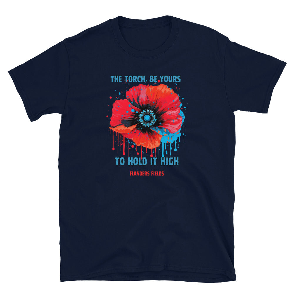 Short-Sleeve Unisex T-Shirt - Retro Poppy