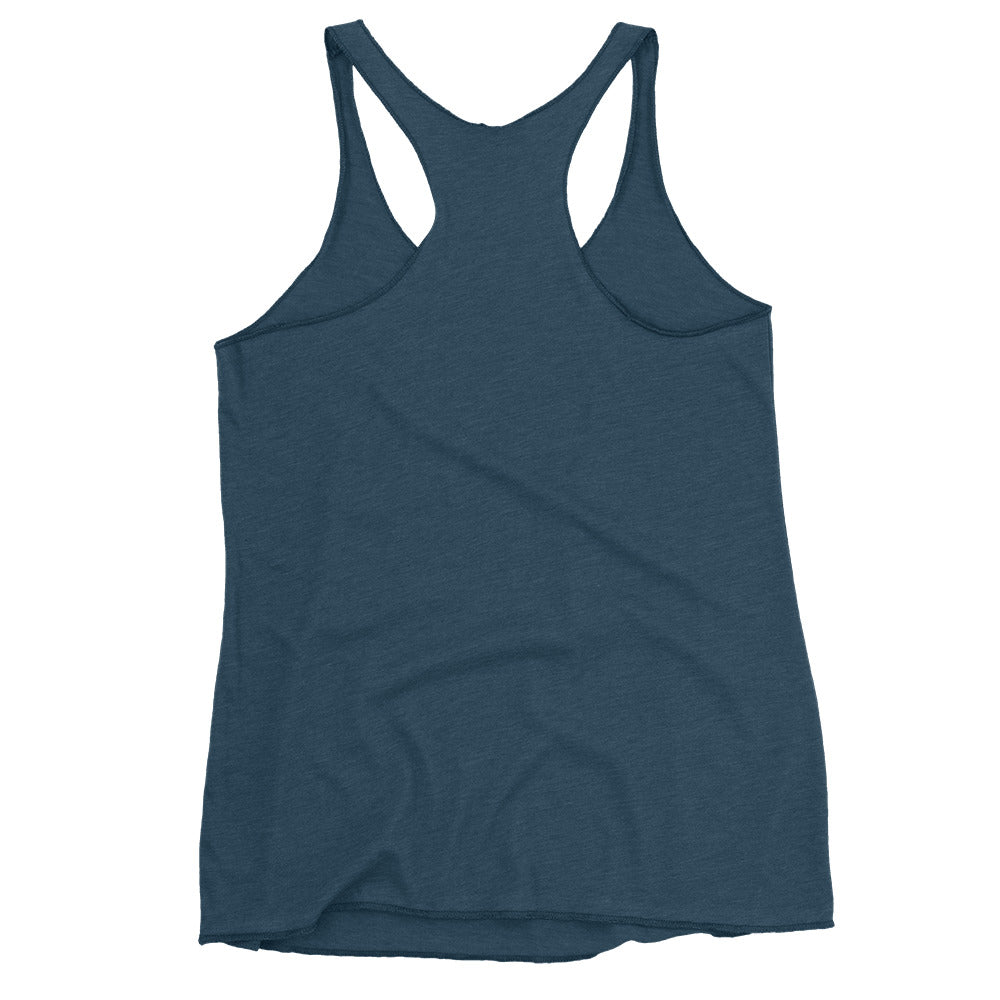 Women's Racerback Tank - Flanders Fields logo retro