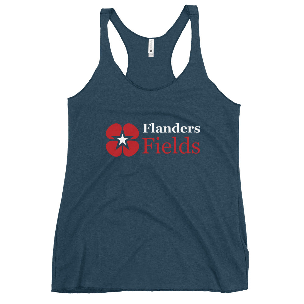 Women's Racerback Tank - Flanders Fields logo