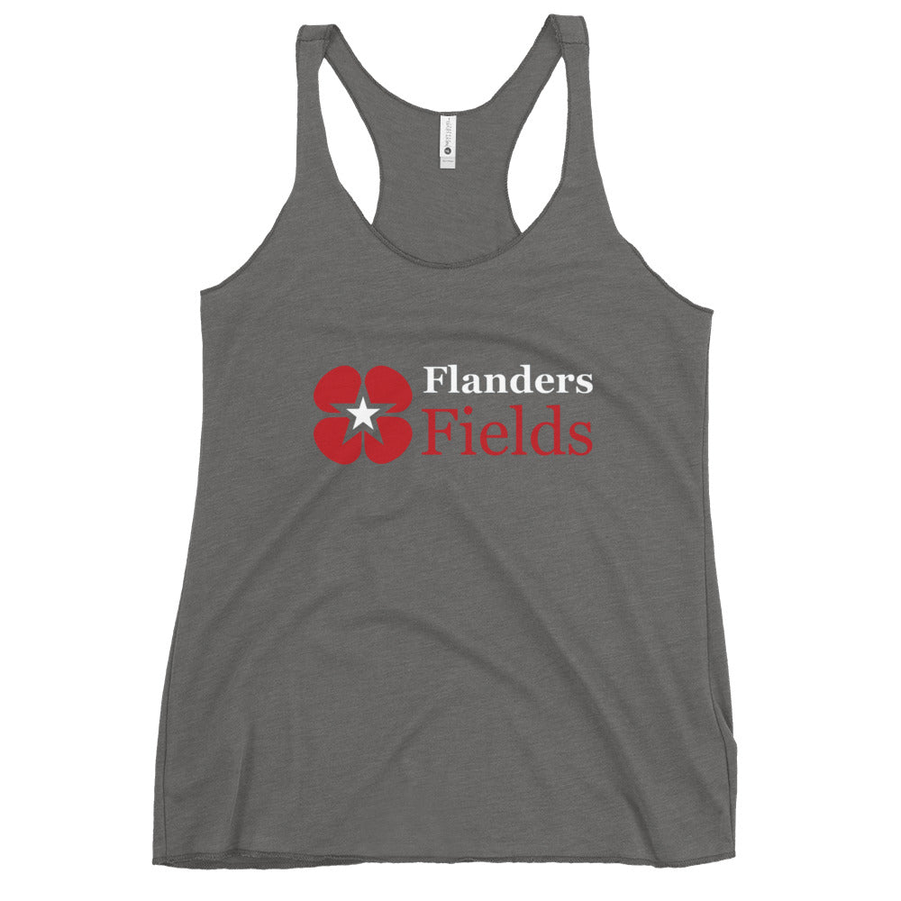 Women's Racerback Tank - Flanders Fields logo