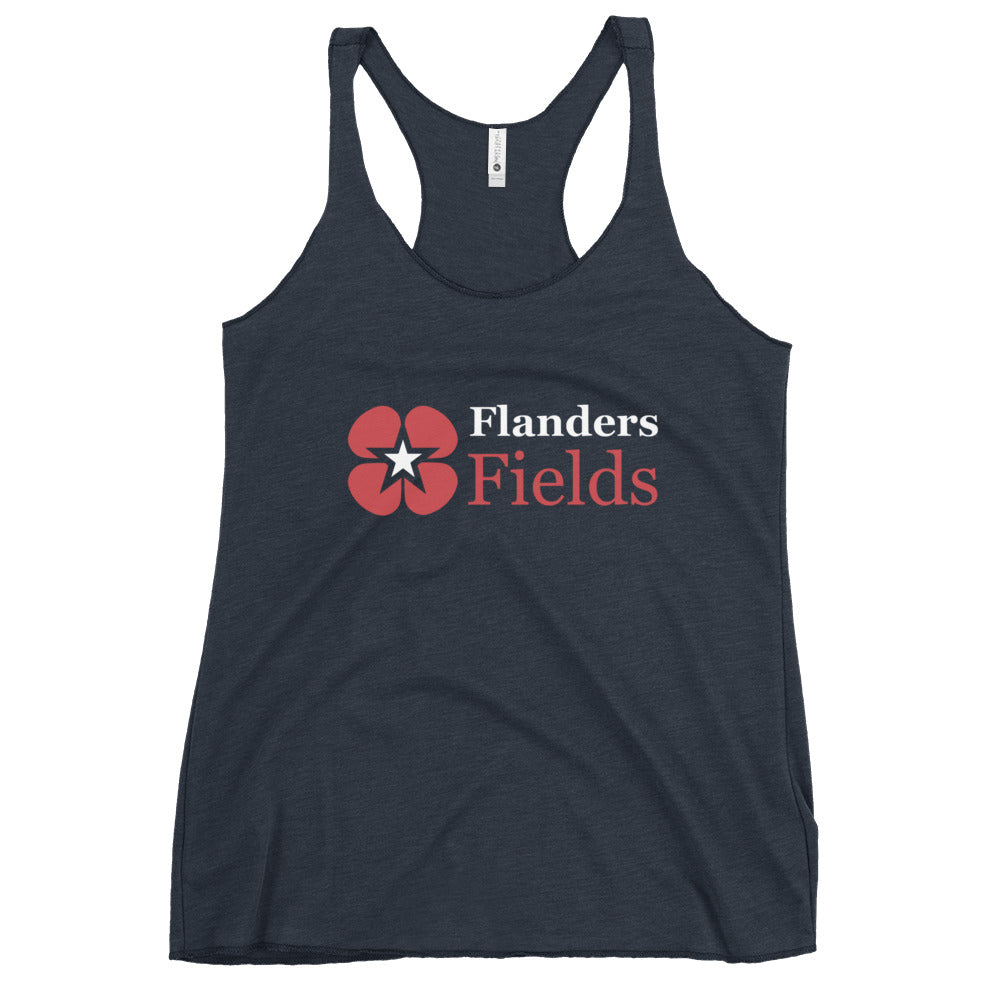 Women's Racerback Tank - Flanders Fields logo