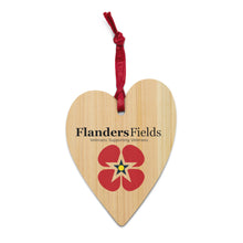 Load image into Gallery viewer, Wooden ornaments - Flanders Fields Logo
