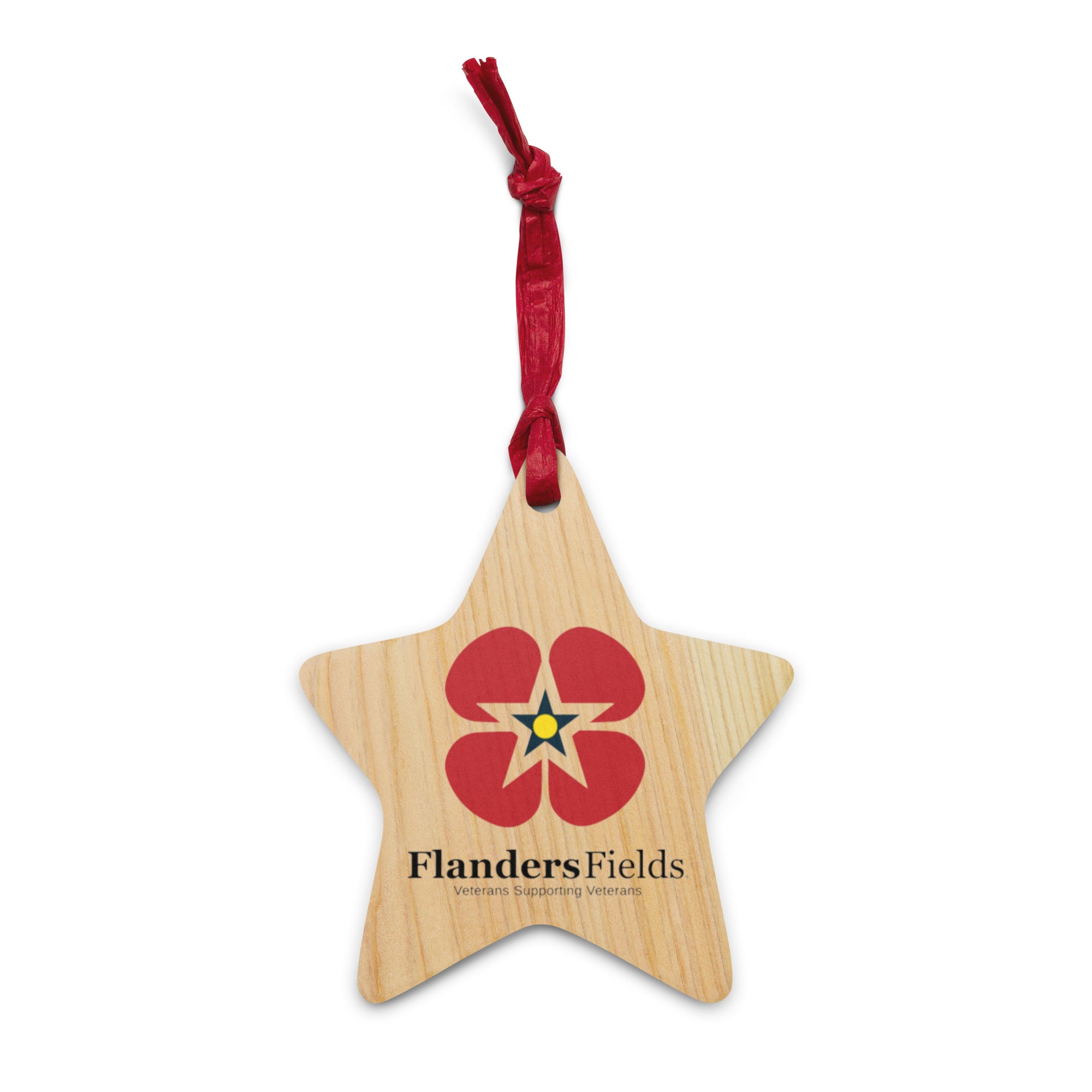 Wooden ornaments - Flanders Fields Logo