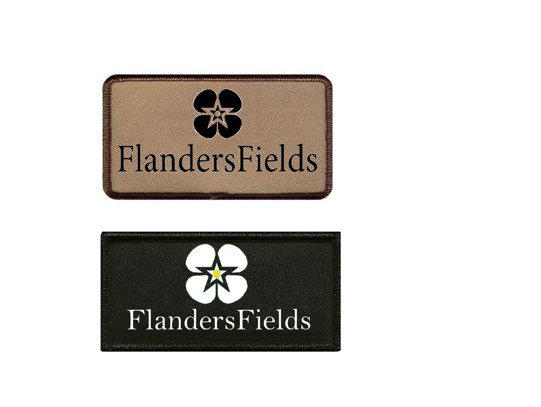 Flanders Fields Velcro Patches