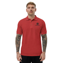Load image into Gallery viewer, RED Flanders Embroidered Polo Shirt
