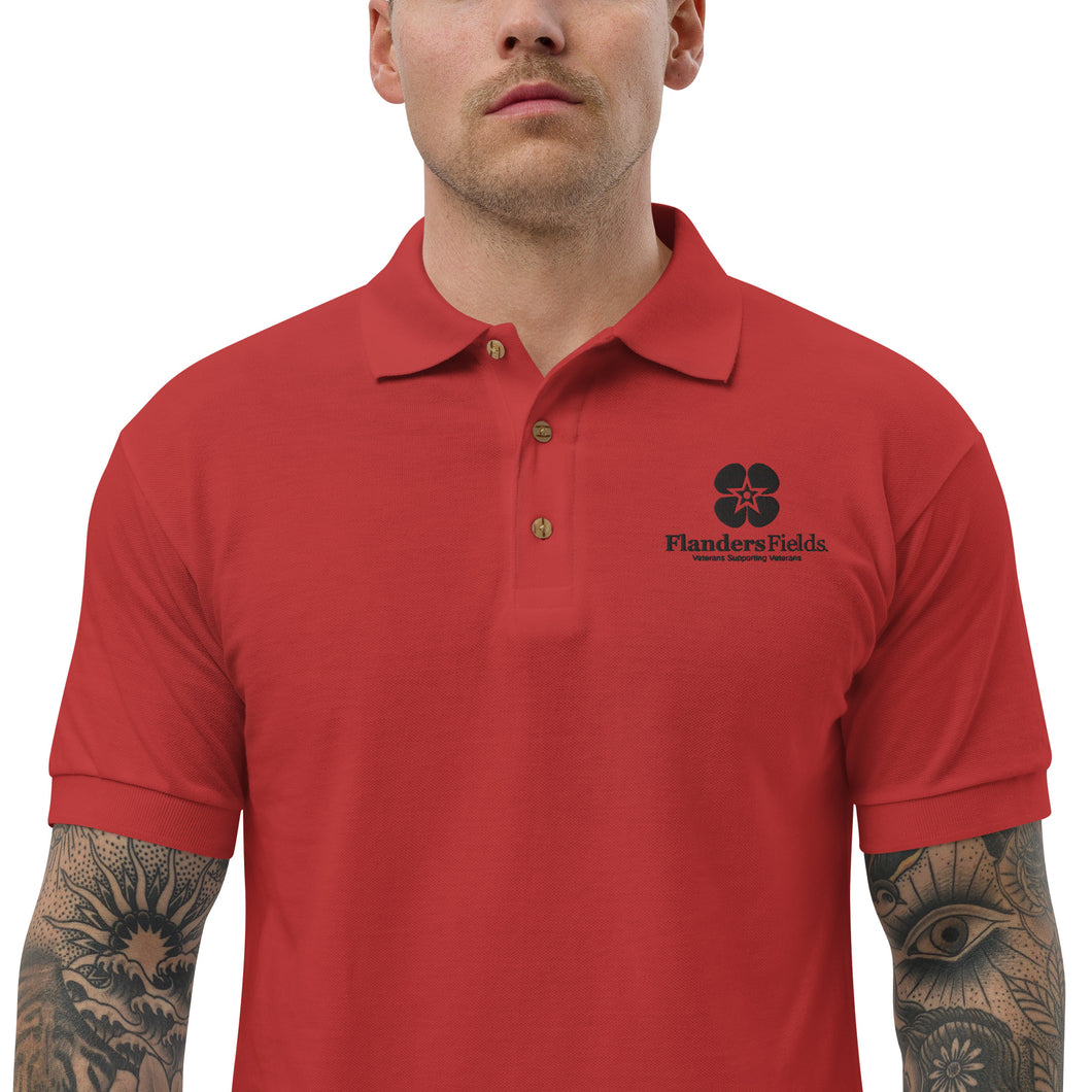 RED Flanders Embroidered Polo Shirt