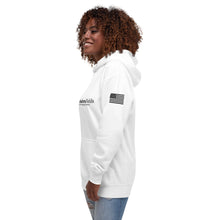 Load image into Gallery viewer, Black and White Unisex Hoodie
