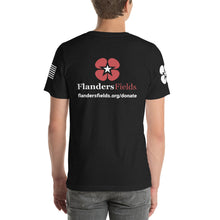 Load image into Gallery viewer, Flanders Fields Donate Unisex t-shirt
