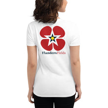 Load image into Gallery viewer, Women&#39;s Flanders Fields Traditional short sleeve t-shirt

